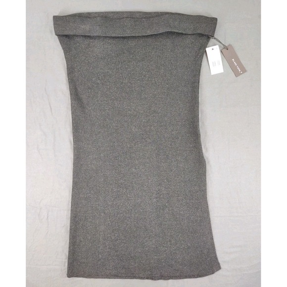 Black Tape Plus Midi Sweater Skirt Dark Charcoal Mix Size 2X - Picture 1 of 6